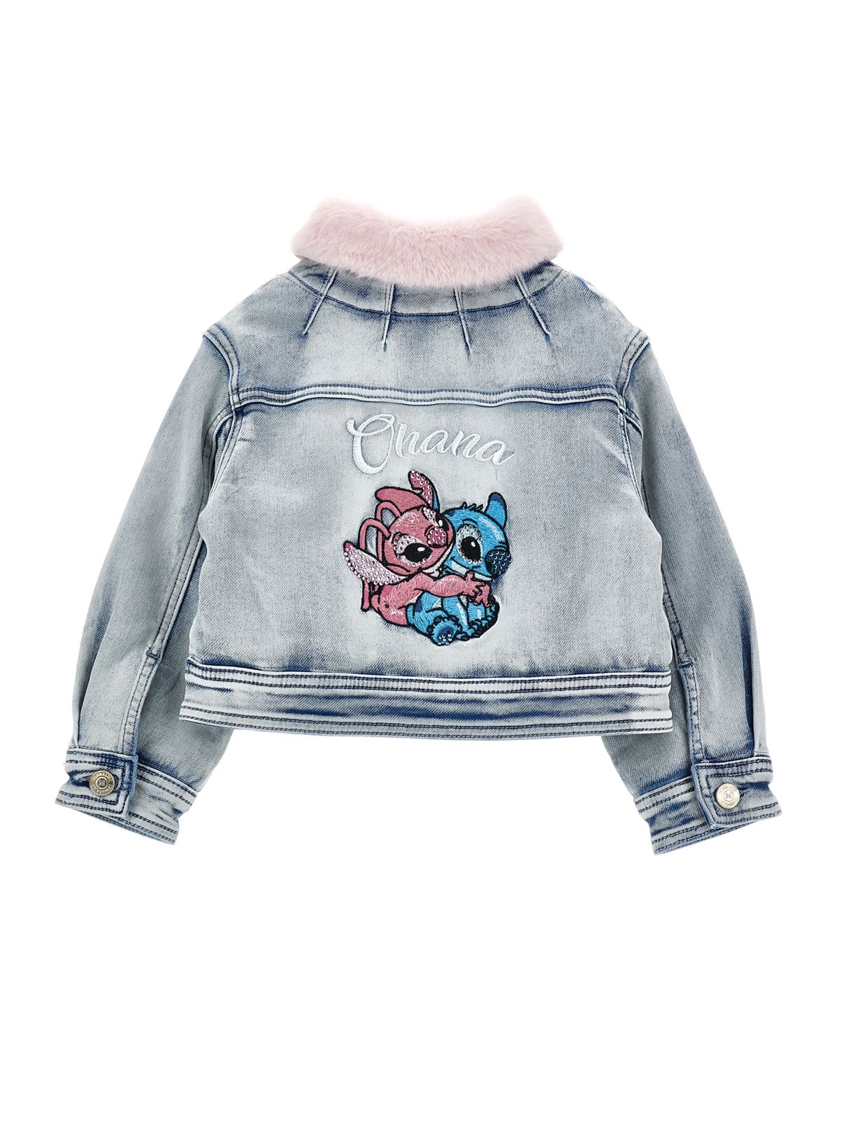 Monnalisa Куртка джинсовая Stitch