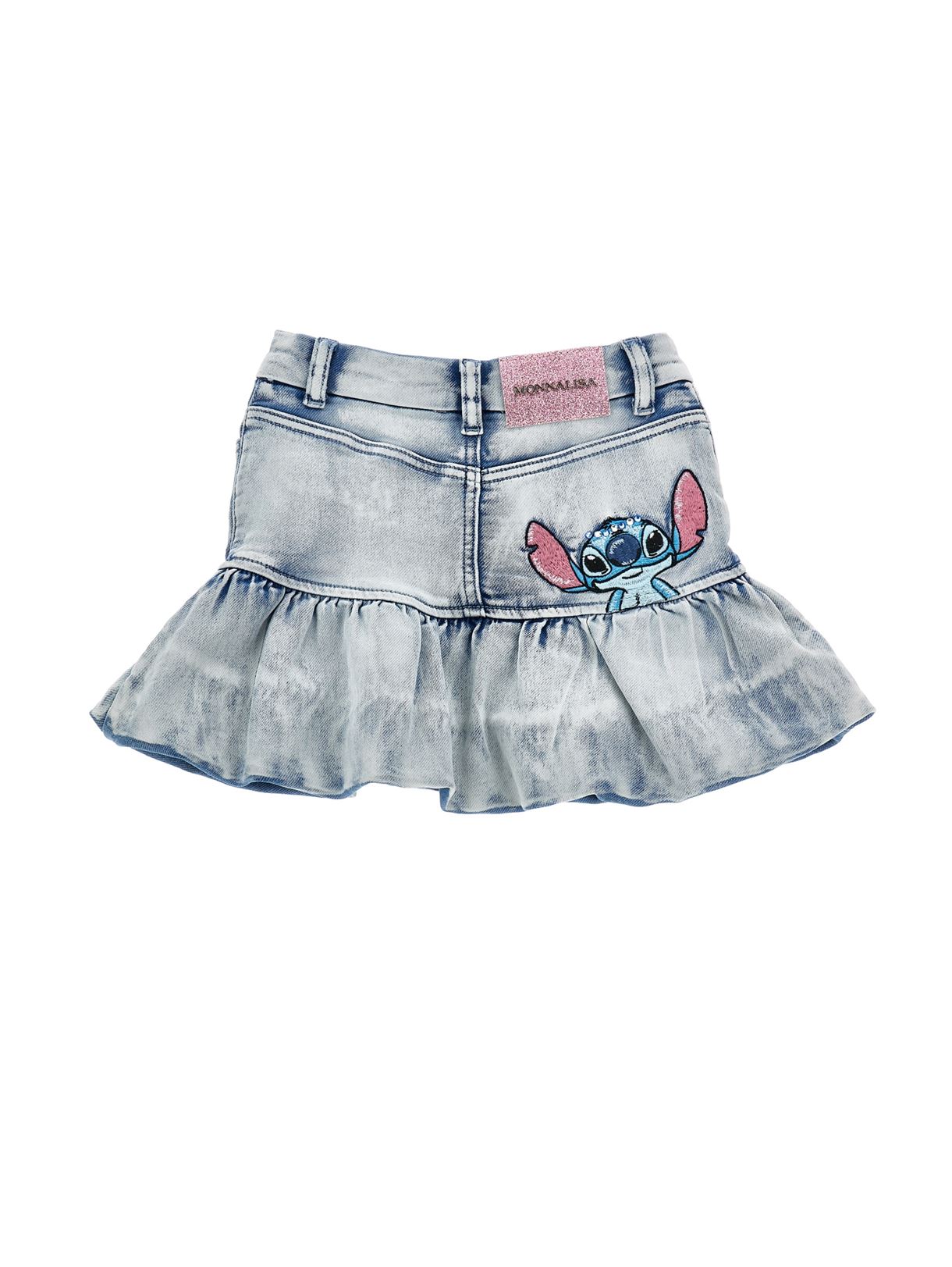 Monnalisa Юбка джинсовая Stitch