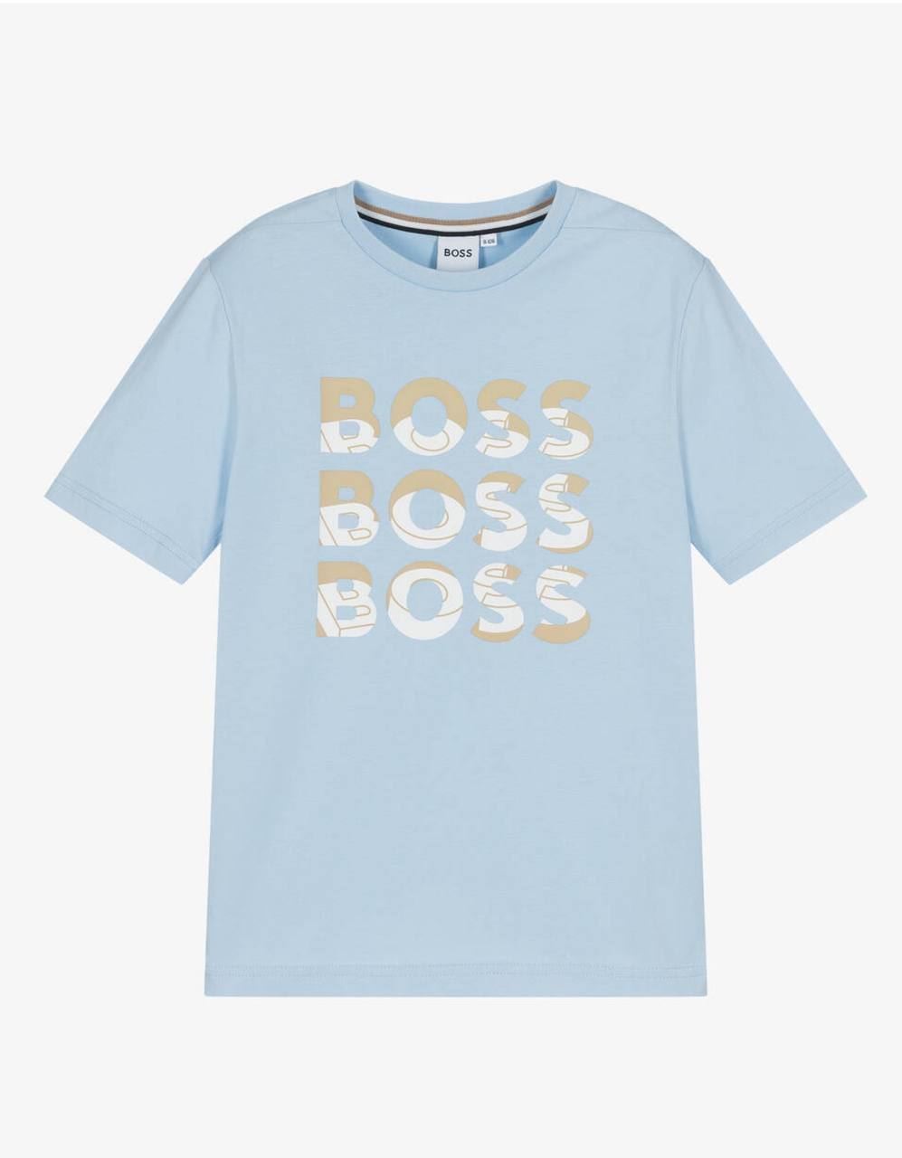 Boss Футболка блакитна