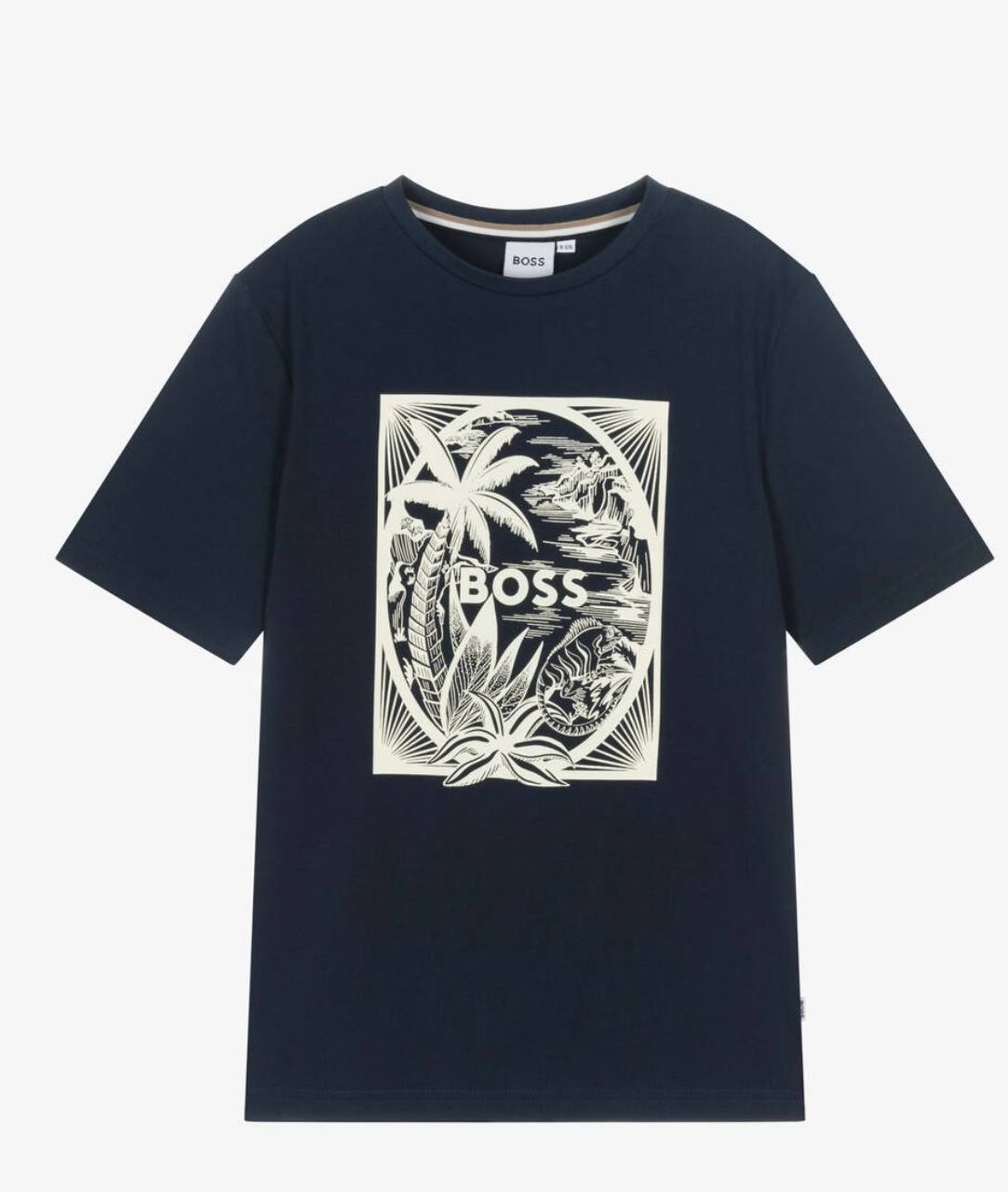 Boss Футболка синя