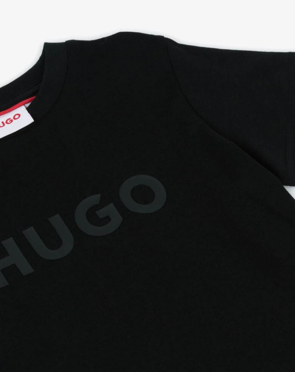 HUGO Футболка черная