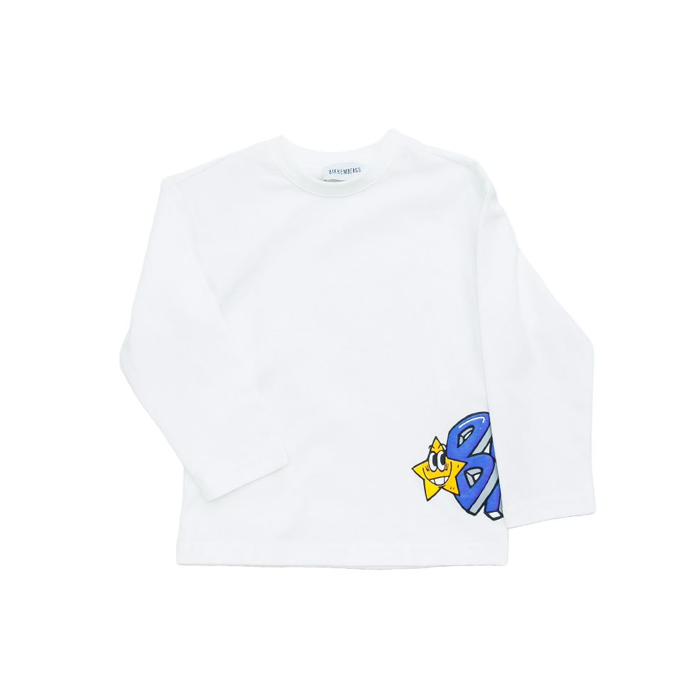 Bikkembergs Футболка біла аніме